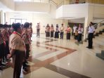 Kontingen Jambore Nasional Asal Parimo Bertolak ke Cibubur