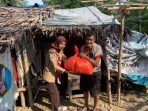 Gudep Pramuka SMAN 1 Parigi Bagi Bagi Makanan
