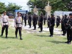 Kapolres Banggai Pimpin Apel Pengamanan Pilkades Serentak