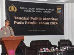 Polda Sulteng Gelar FGD Pemilu 2024