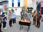 Kejari Banggai Musnahkan Ribuan Butir Obat-obatan Terlarang