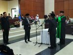 Imran Aimang Resmi diLantik Sebagai PAW Anggota DPRD Parimo