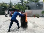 Satpol PP dan Damkar Sulteng Gelar Penyuluhan Pencegahan Kebakaran