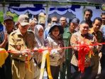 Kandang Komunal Peternakan Sapi Desa Tinombala Jaya Diresmikan