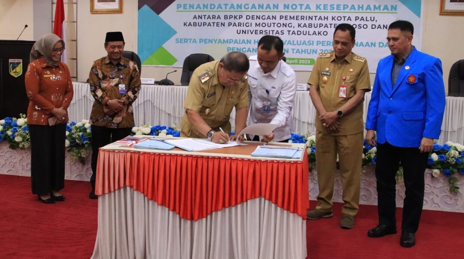 Pemda Parimo Jalin MoU bersama BPKP Sulteng