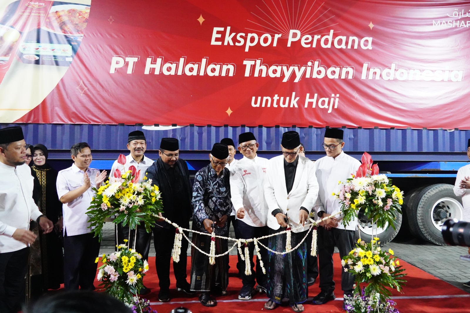 Ekspor Konsumsi Jemaah Haji Indonesia ke Saudi Perdana Dilakukan