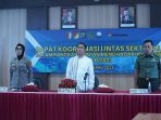 Wabup Sigi Hadiri Video Conference Rakor Lintas Sektoral