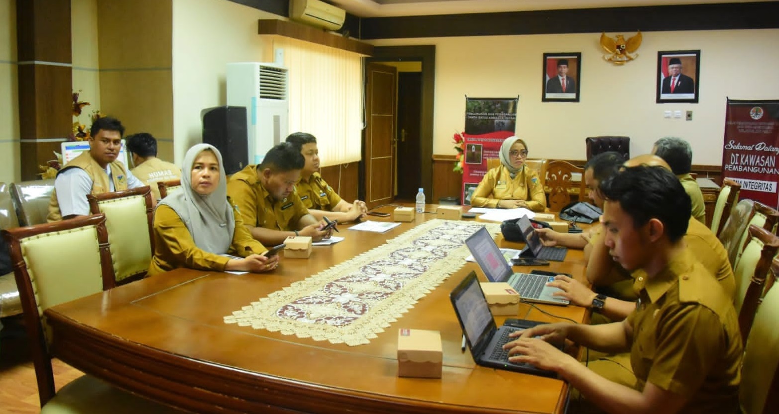 Sekdaprov Ikuti Rakor Bimtek Desa Antikorupsi Tahun 2023