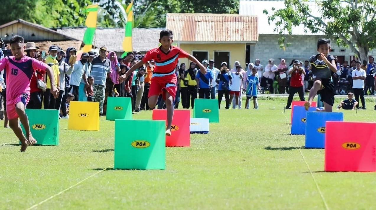 Sekda Parimo Resmi Membuka Olimpiade Atletik Kids