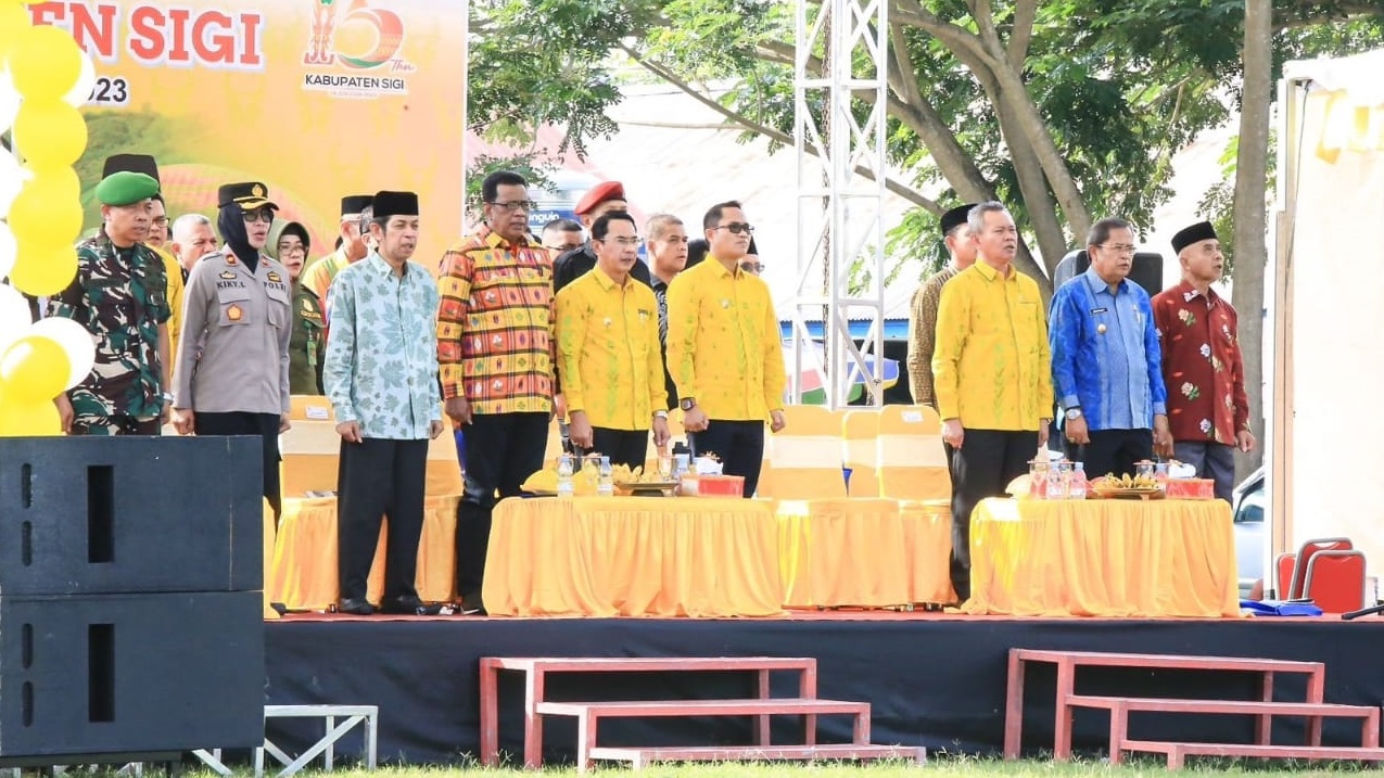 Badrun Nggai Hadiri HUT Kabupaten Sigi