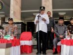Pimpin Apel Satkamling, Wabup Parimo Bacakan Amanat Kapolri