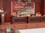 Pemda bersama Polres Parimo Gelar Sosialisasi Satkamling dan TPPO
