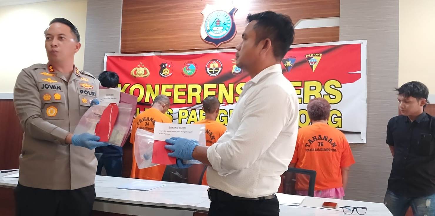 Polres Parimo Ungkap 37 Kasus Narkotika Selama 2023
