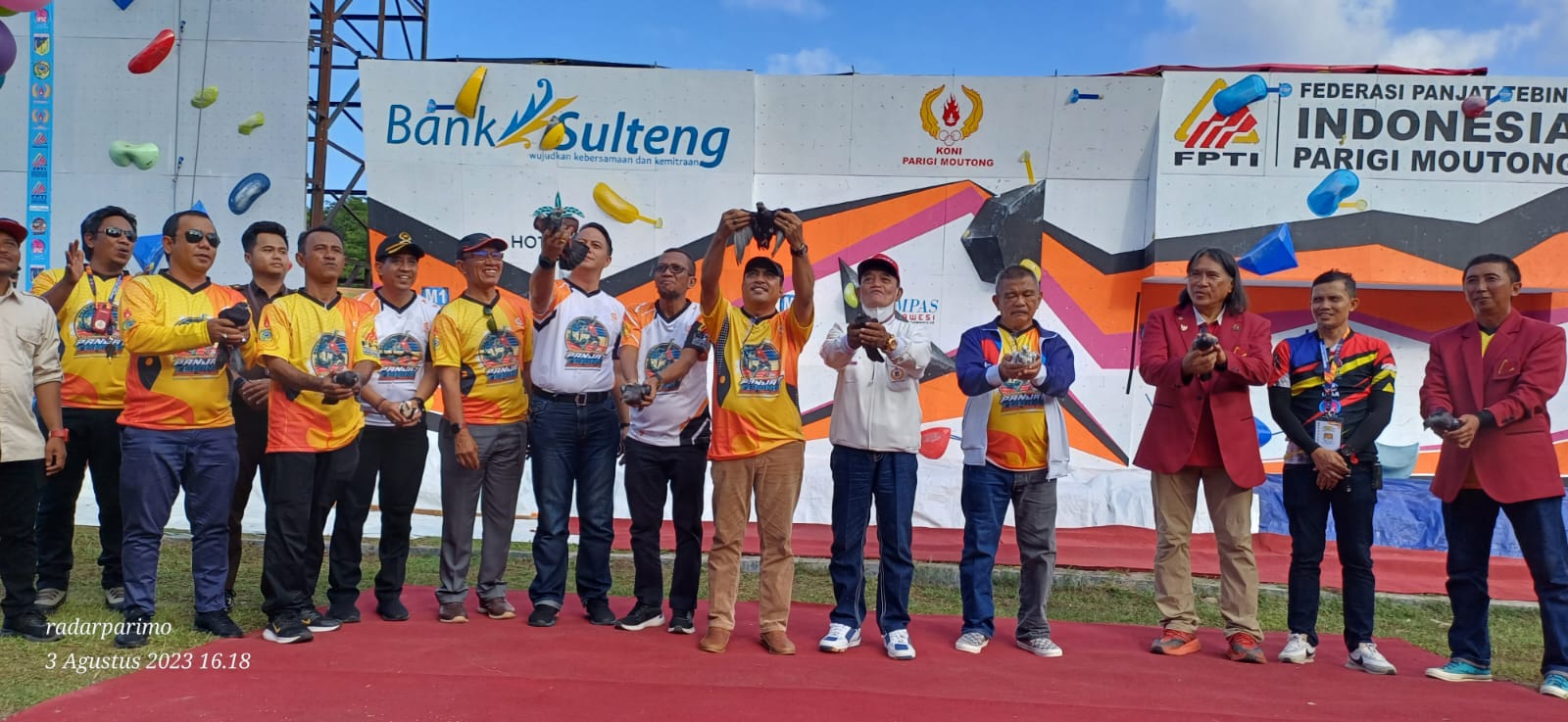 Kejuaraan Terbuka Panjat Tebing Tingkat Nasional Dimulai
