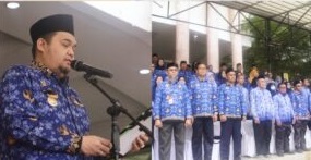 Pj Bupati Parimo Pimpin Upacara 17 Bulan Berjalan