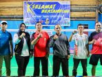 Plt Kadisporapar Buka Kejuaraan Bulutangkis Amar Durian Montong