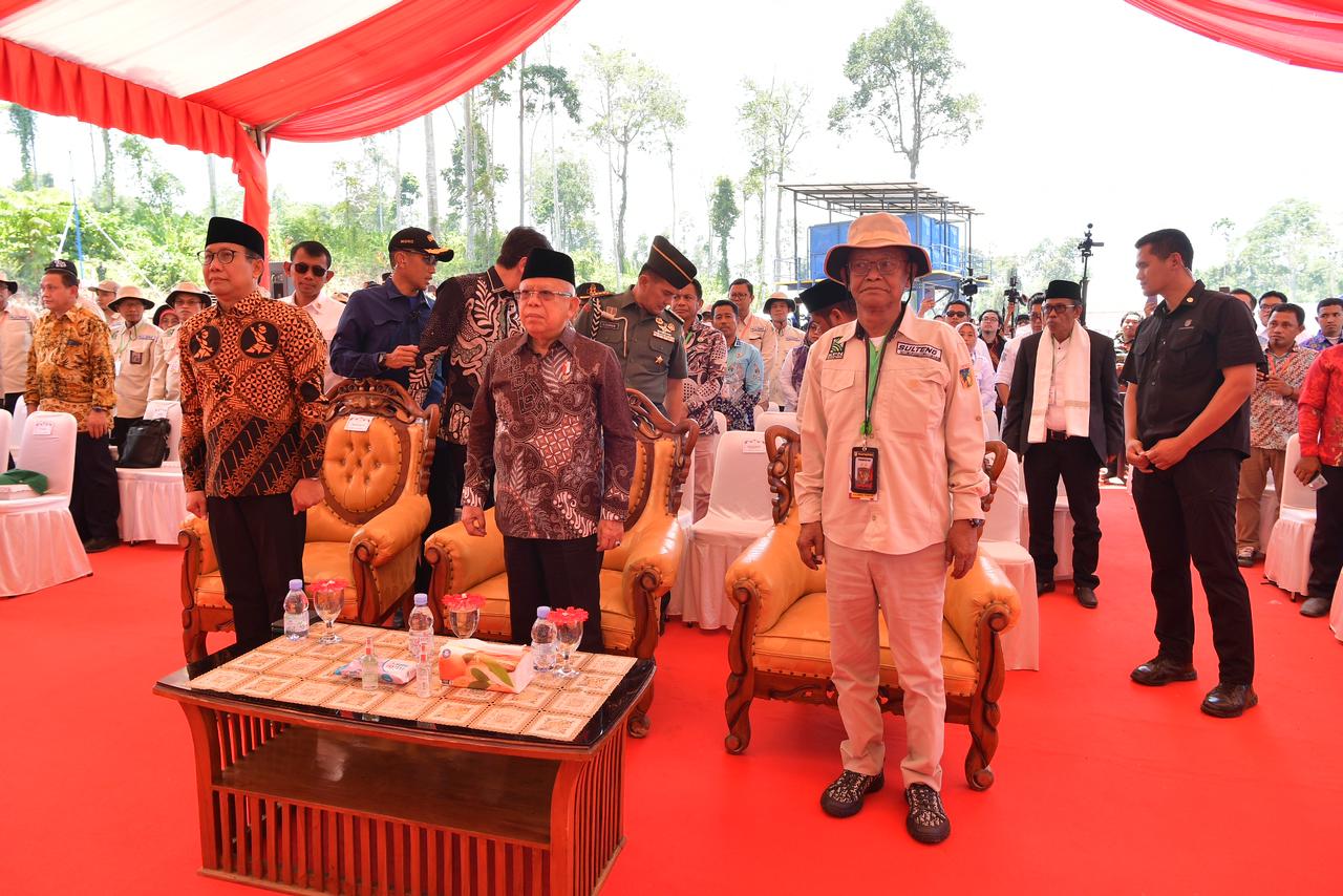 Ma’ruf Amin Resmikan KPN di Donggala
