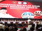 Menhan RI Beri Pengarahan Kadet Mahasiswa  UNHAN RI