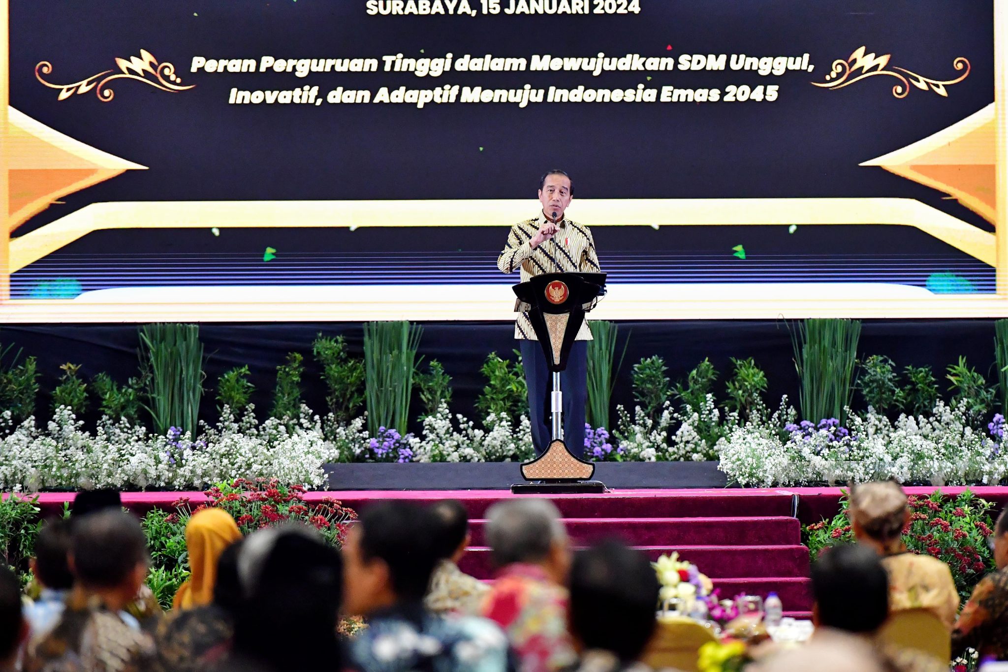 Jokowi: Perguruan Tinggi Miliki Peran Strategis Cetak SDM Yang Unggul
