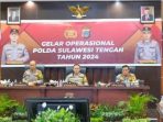 Pimpin Gelar Operasional, Kapolda Sulteng beberkan 6 Sasaran Prioritas tahun 2024