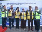 Gubernur Sulteng Hadiri Groundbreaking RS CT. Arsa Palu