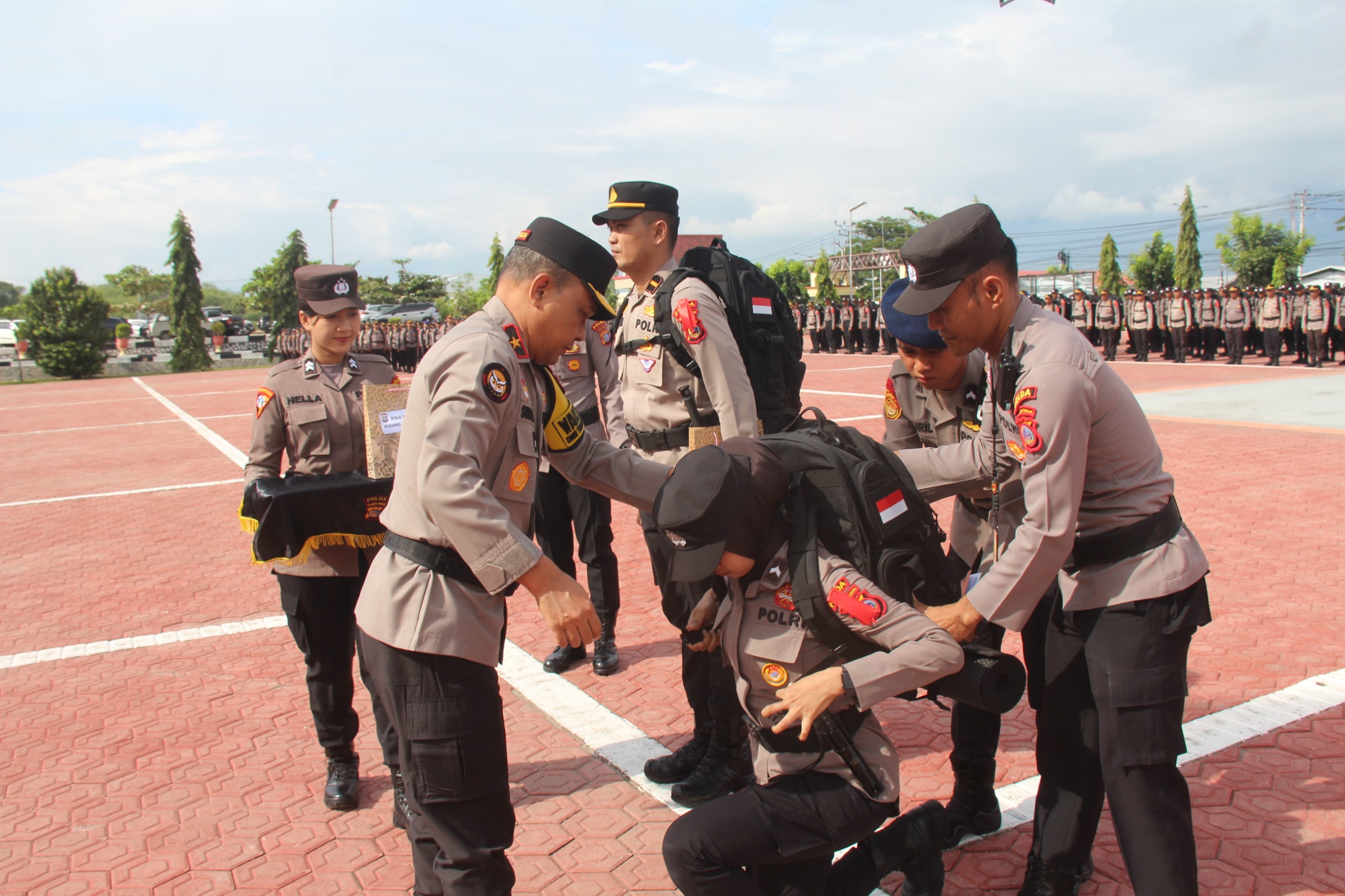 Polda Sulteng Kirim 902 Personel BKO Pam TPS ke Polres Jajaran