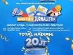 Dukung UMKM Naik Kelas, DiskopUKM Parimo Gelar Lomba Tulisan Karya Jurnalis