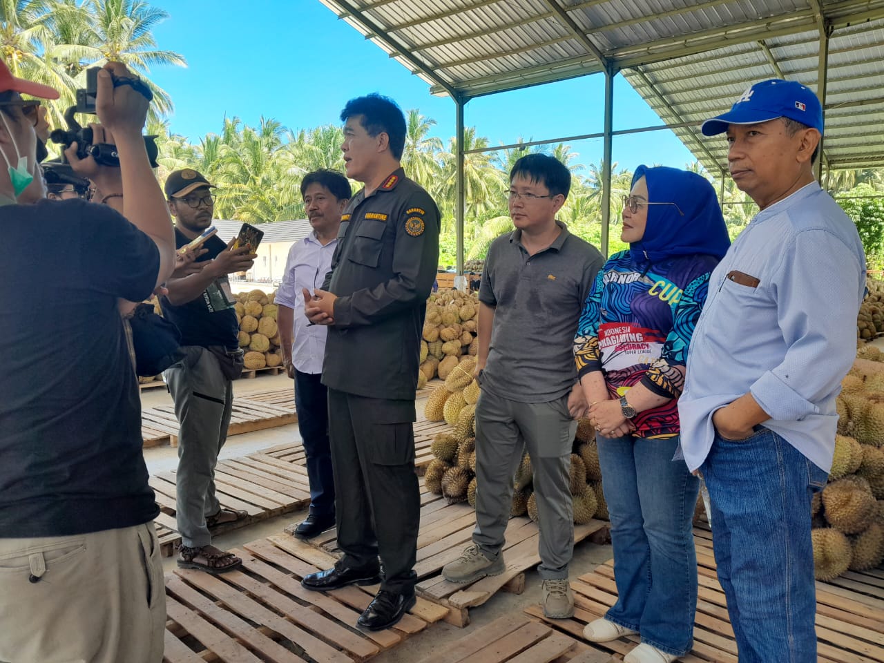 Percepat Ekspor Durian ke Tiongkok, Kemenko Marves Berkunjung ke Parimo