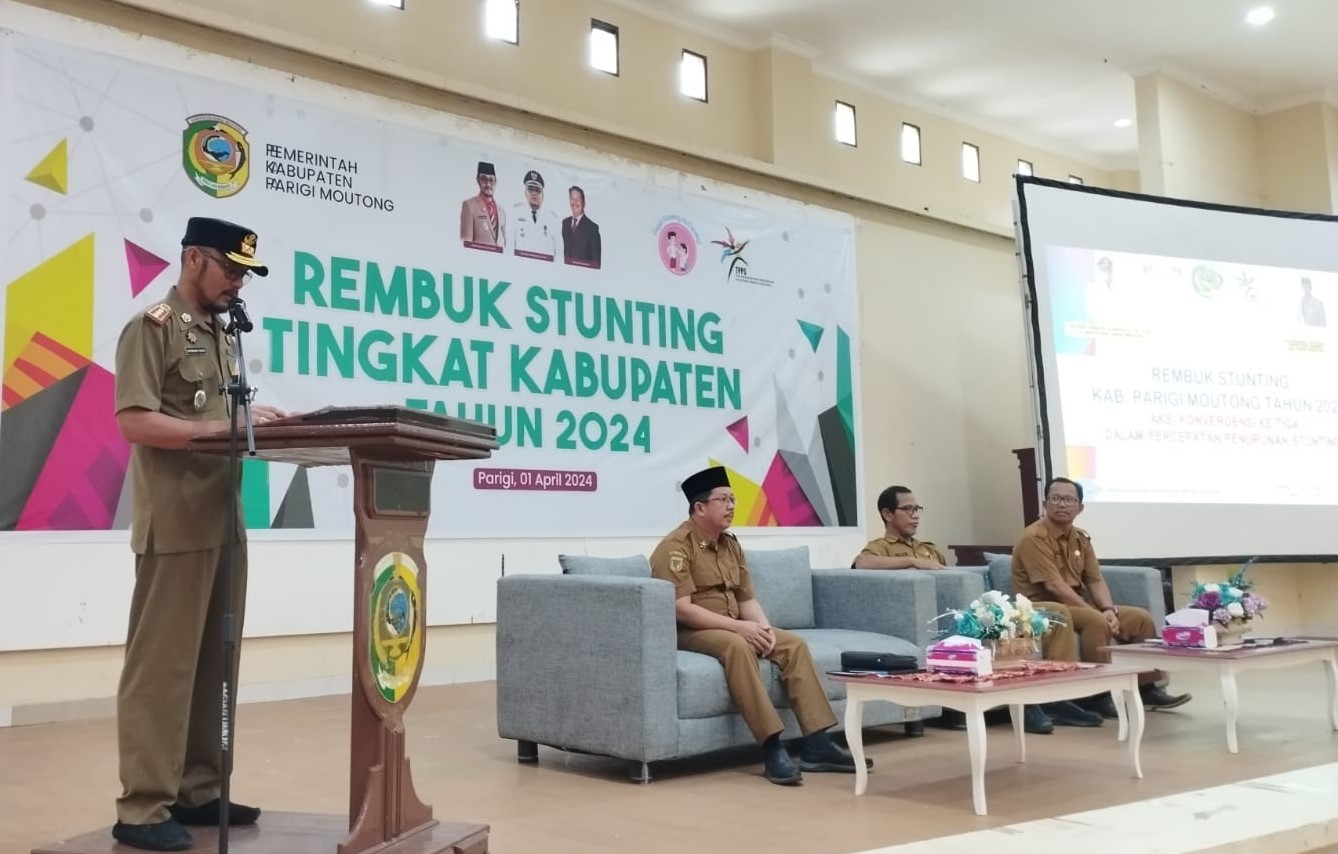 Berikut Tiga Poin Penting dalam Rembuk Stunting Pemda Parimo