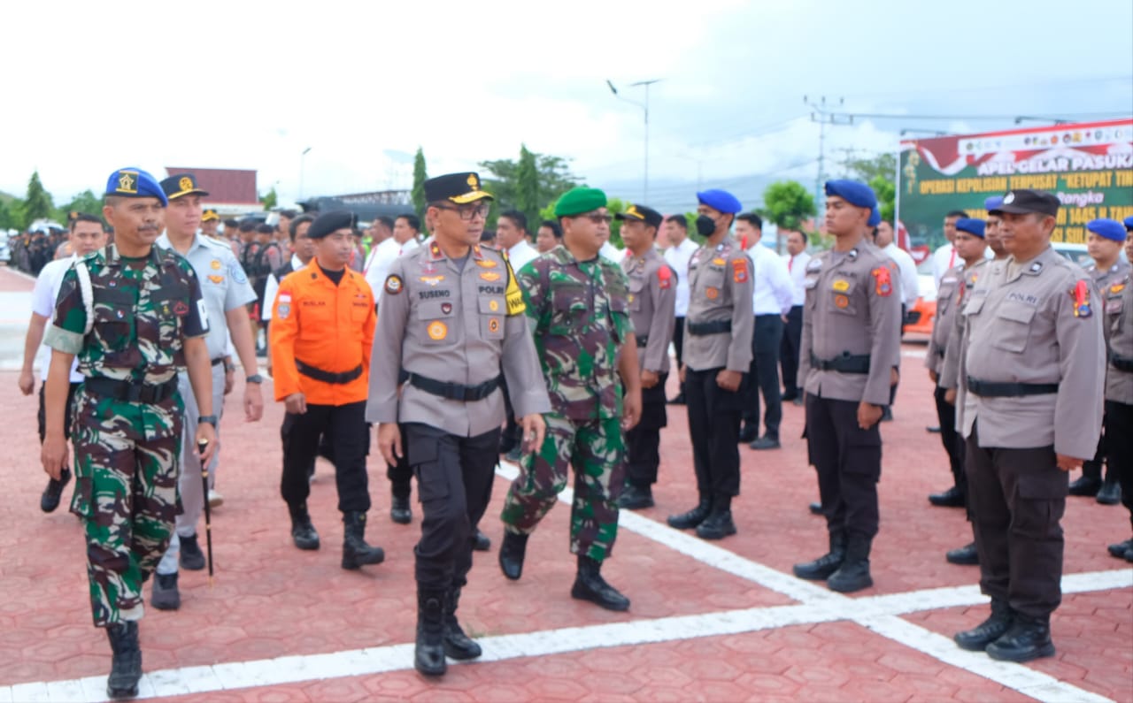Polda Sulteng Terjunkan 3.030 Personel Gabungan di Pengamanan Idul Fitri