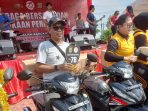 Puluhan Jurnalis Kota Palu Ramaikan Olahraga Bersama Polda Sulteng
