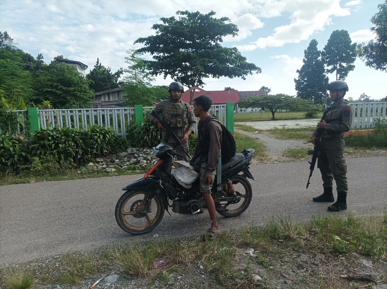 Razia Kendaraan di Poso dan Parigi Moutong Sasar Handak, Senpi, dan Paham Radikal