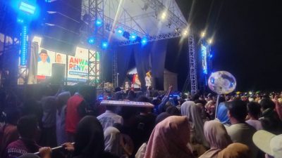 Diusung Tiga Partai, Anwar – Reni Deklarasi Maju Pilgub di Parimo
