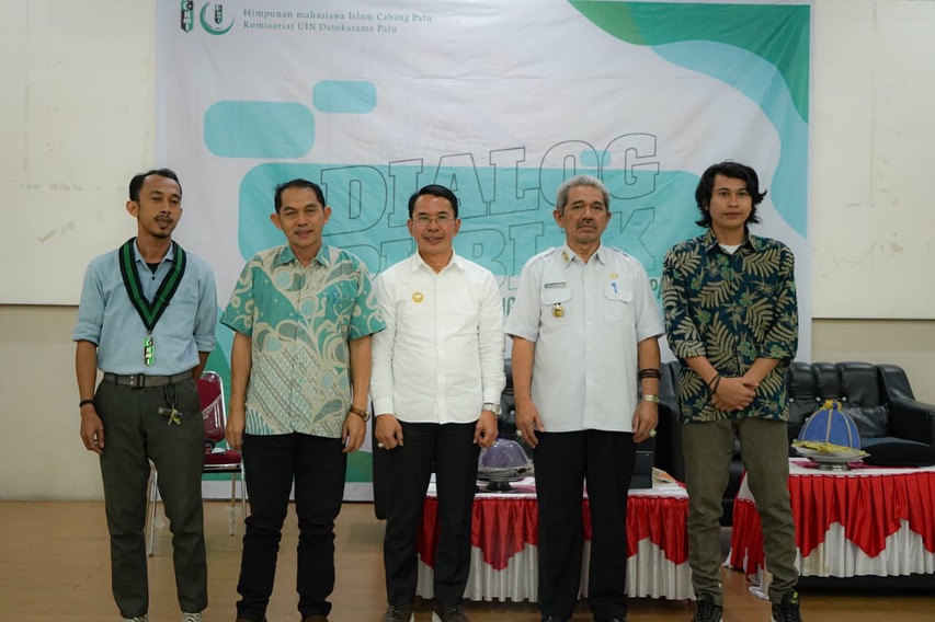 Bupati Sigi Hadiri Dialog Publik yang Diselenggarakan HMI