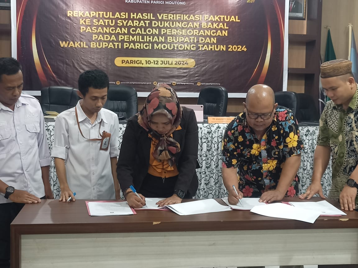 KPU Parimo Buka Ruang Perbaikan Syarat Dukungan TMS Hasil Verfak