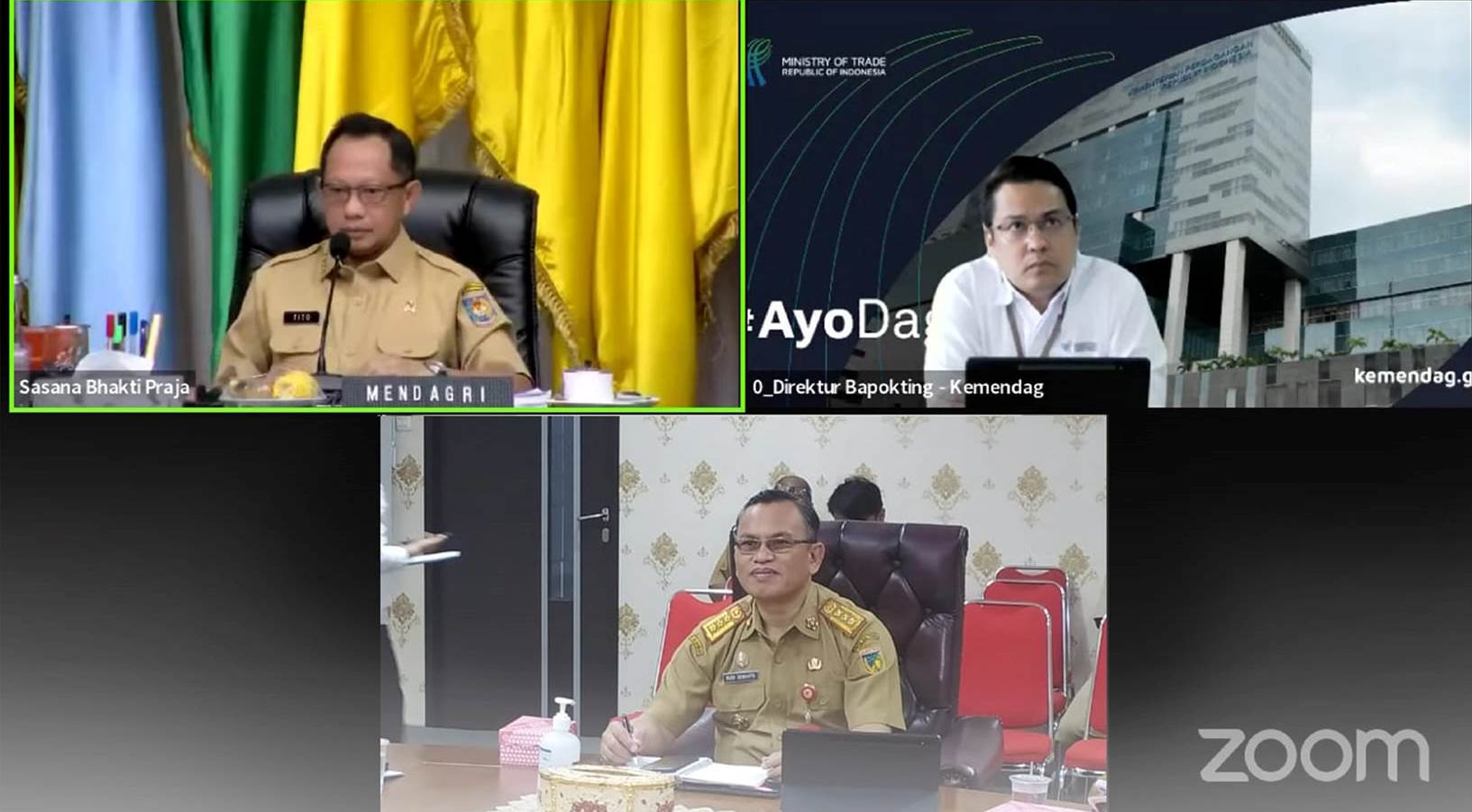 Bersama Mendagri, Rudi Dewanto Ikuti Rakor Pengendalian Inflasi dan Penanggulangan Tuberkulosis dan Polio