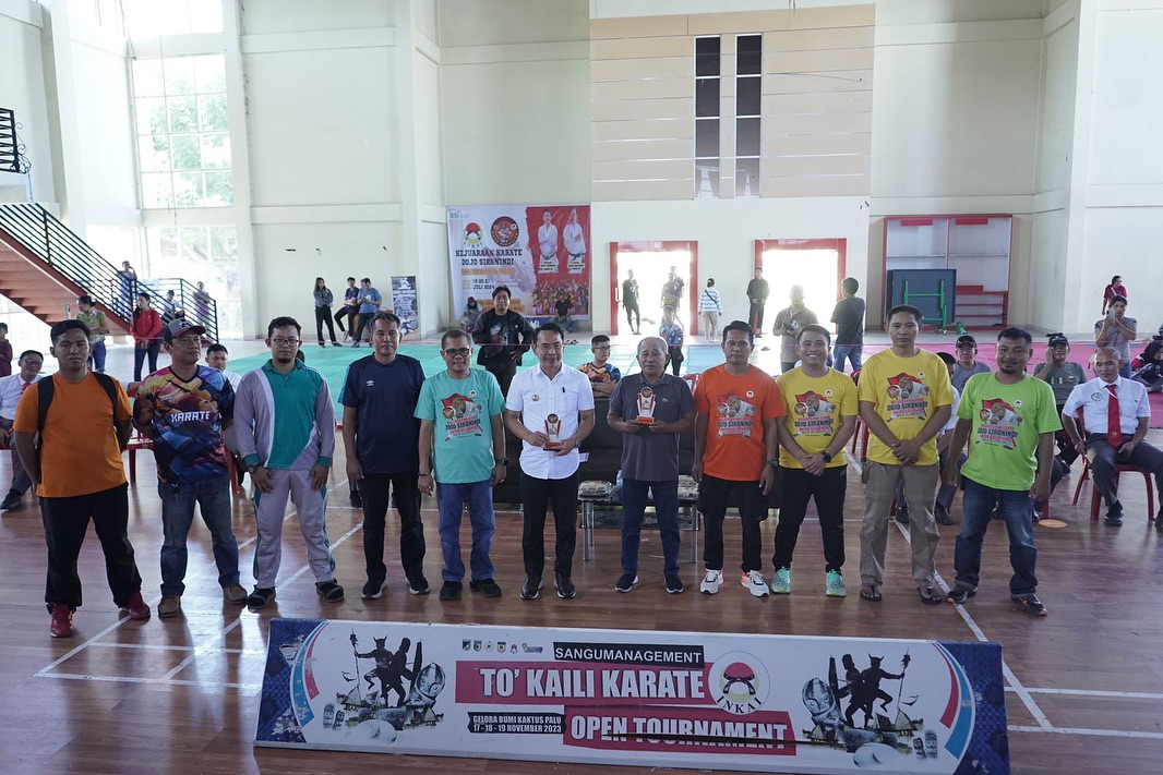 Ketua INKAI Sulteng Hadiri Pembukaan Kejuaraan Karate Dojo