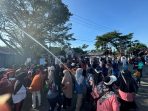 Libatkan Masyarakat di Jalan Santai, KPU Parimo Sosialisasikan Pilkada