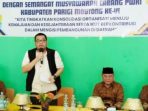 Dukungan Pj Bupati Parimo di Muscab ke-VI PWRI