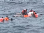 Kapal Berpenumpang 13 Orang Tenggelam di Selat Makassar