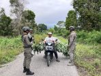 Satgas Madago Raya Razia Kendaraan di Poso