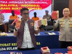 Polda Sulteng Gagalkan Peredaran 20 Kilogram Sabu Jaringan Internasional di Palu