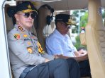 Kapolda Sulteng, Gubernur, dan Komisioner KPU RI Gunakan Helikopter Tinjau PSU Parimo