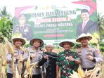 Wujudkan Swasembada Pangan, Polres Parimo Gelar Panen Raya Jagung di Desa Baliara