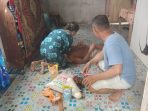 Bantu Warga Stroke, Kanit Opsnal Narkoba Parimo Tunjukkan Kepedulian Sosial