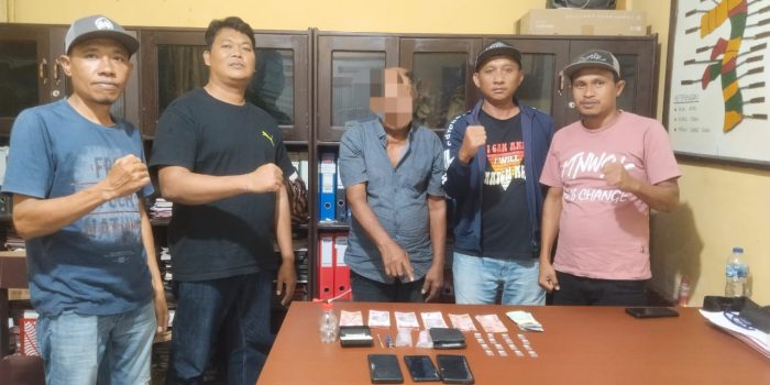 Polsek Parigi Amankan Lansia Diduga Edarkan Sabu
