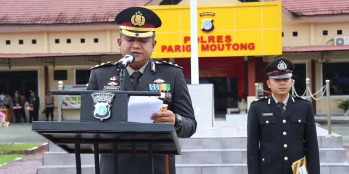 Polres Parimo Gelar Upacara Hari Pahlawan, Kapolres Ajak Personel Teladani Semangat Juang