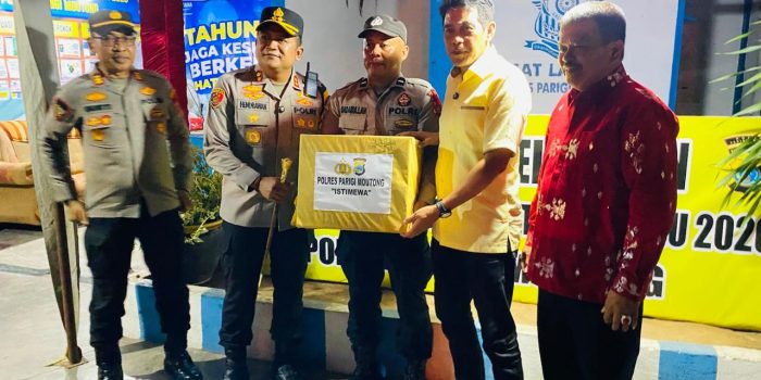 Kapolres Parimo Sambangi Pos Pengamanan, Pastikan Warga Aman dan Terlayani