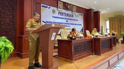 Pemda Parimo Teken Perjanjian Kinerja Kesehatan 2026