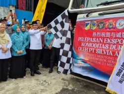 Gubernur Sulteng Lepas Ekspor Perdana 27 Ton Durian Beku Parimo ke Tiongkok